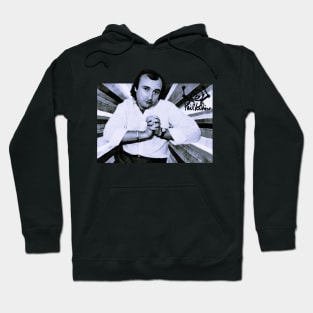 phil collins rock and roll retro style Hoodie